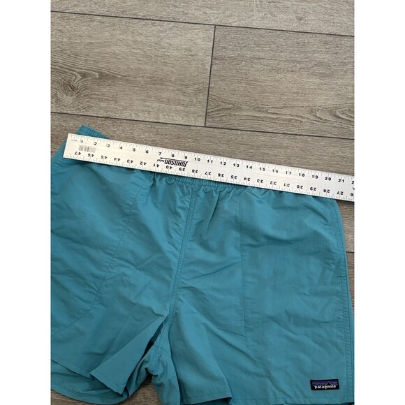 Patagonia Men’s Baggies Shorts 5” Brief Lined Teal Blue Size XXL Swim Trunks - Picture 7 of 8